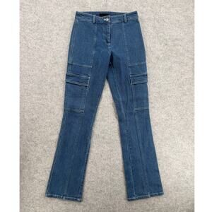 H:ours Blue Denim Chiara Cargo Jeans Size XX-Small